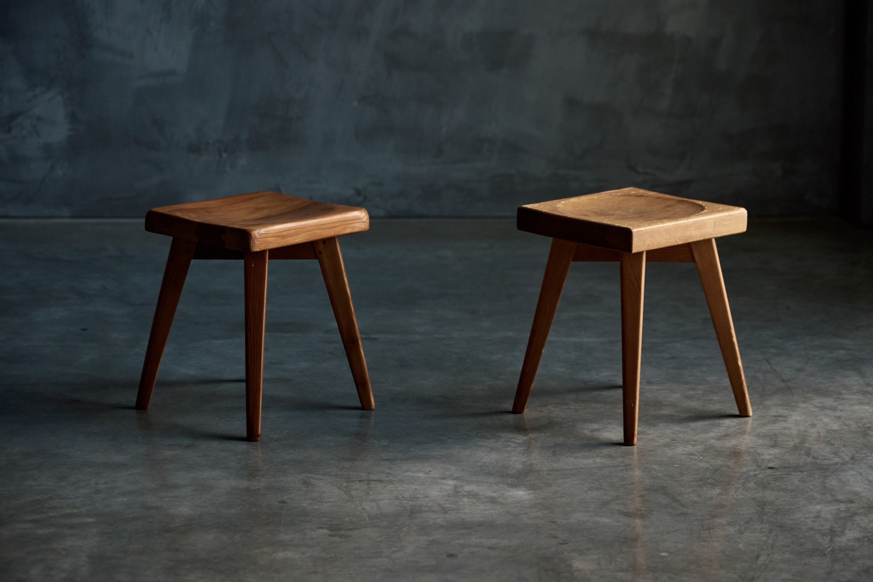 Stools by Christian Durupt and Charlotte Perriand 1960s