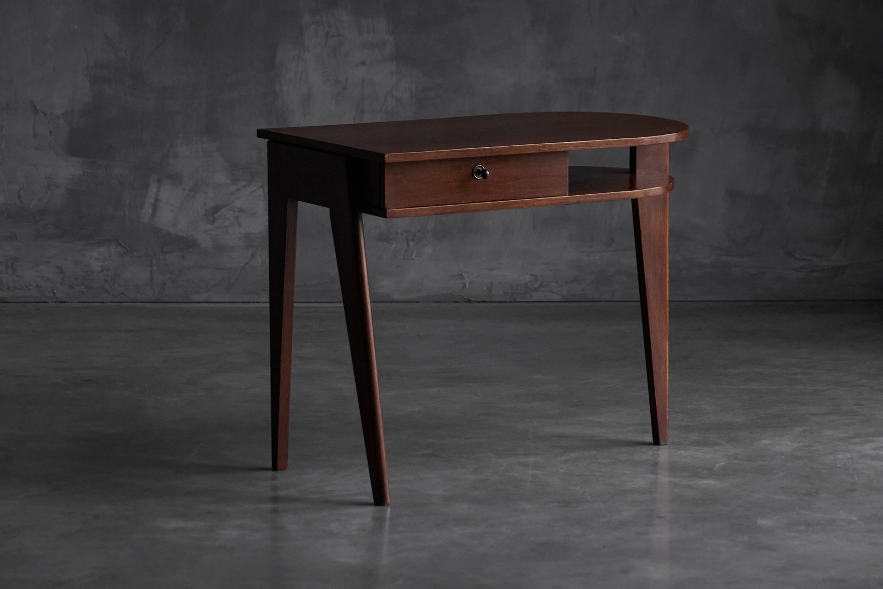 Tripod desk designed by Jacques Adnet in France in the 1950s