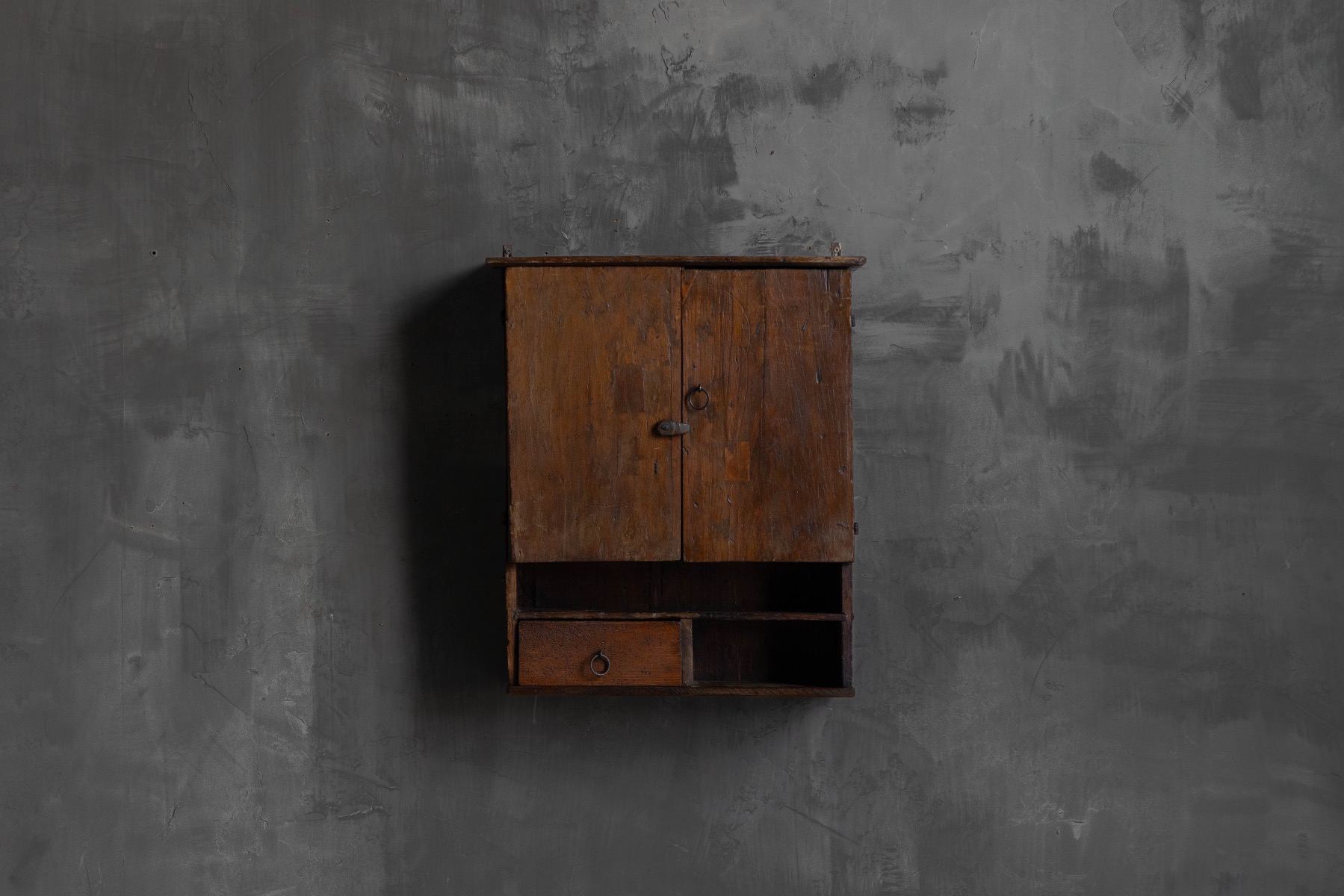 Vernacular wall cabinet from the late 19th century