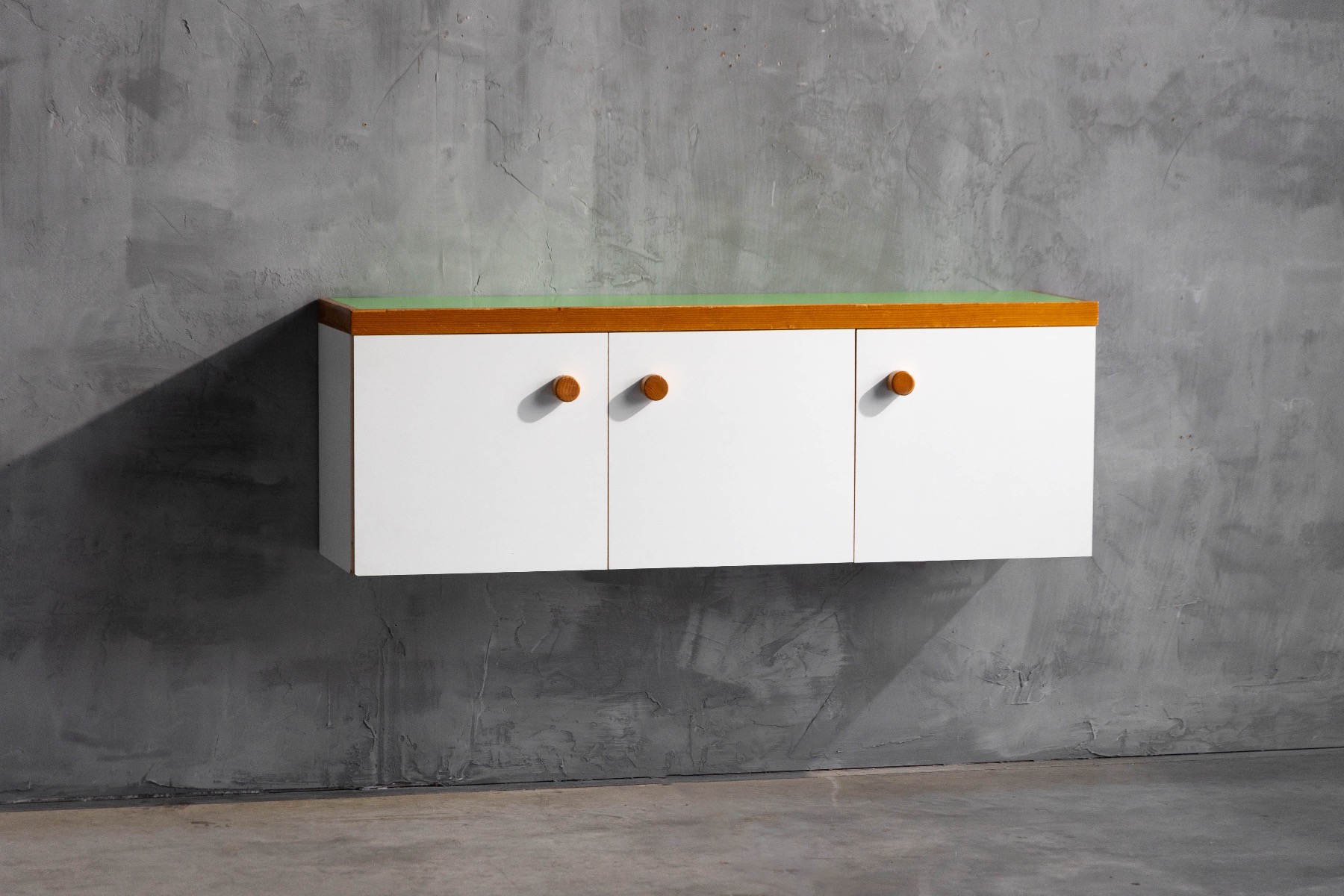 Wall mounted cabinet designed by Charlotte Perriand for Les Arcs in the 1970s