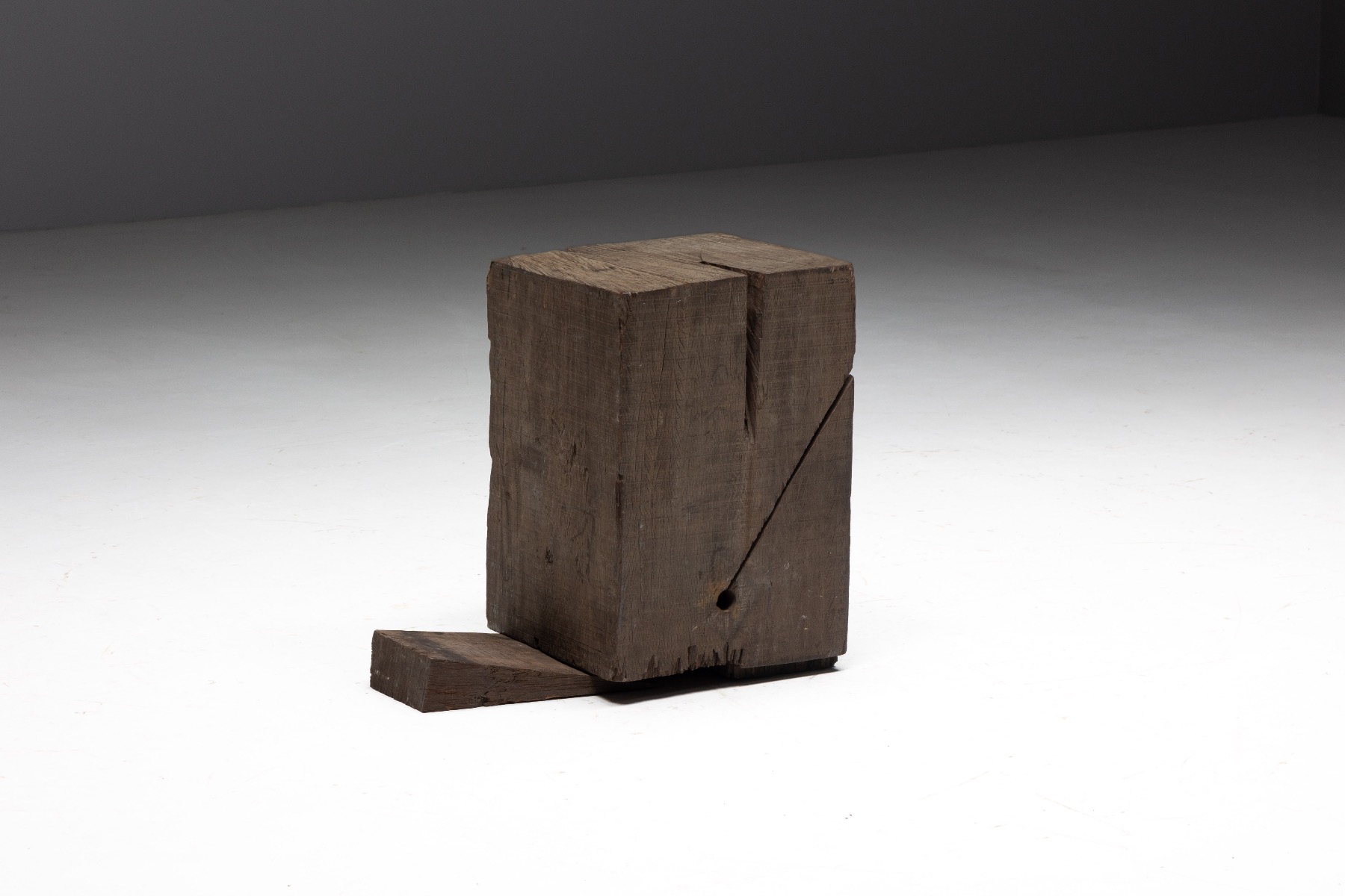 Wooden sculpture by Bernd Lohaus 1996