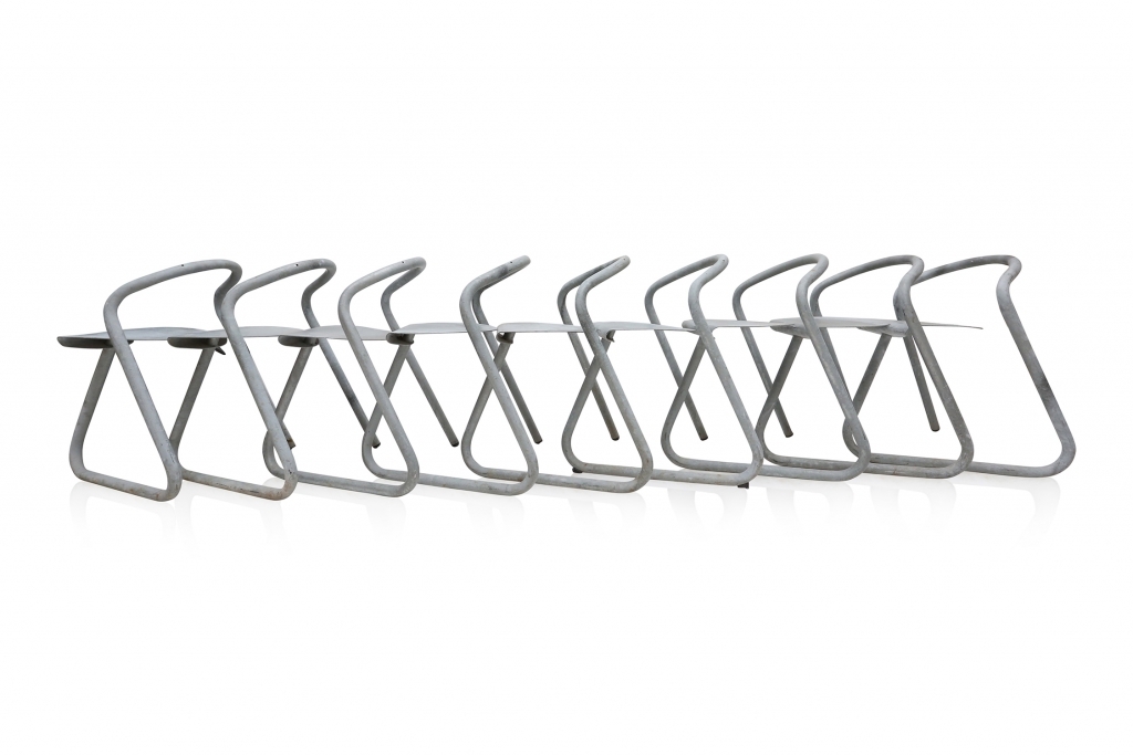Erik Magnussen Steel Chairs - 1960s