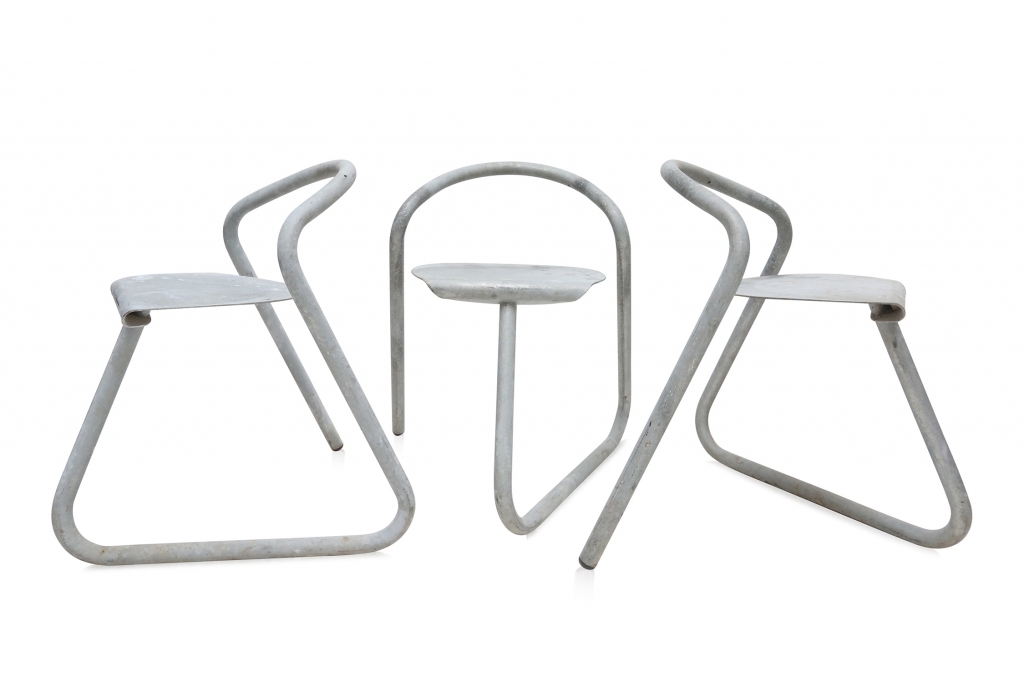 Erik Magnussen Steel Chairs - 1960s