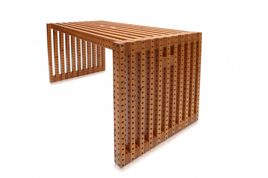 Italian Wooden Modernist Desk - 1970s