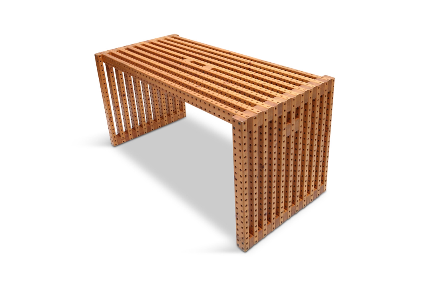 Italian Wooden Modernist Desk - 1970s