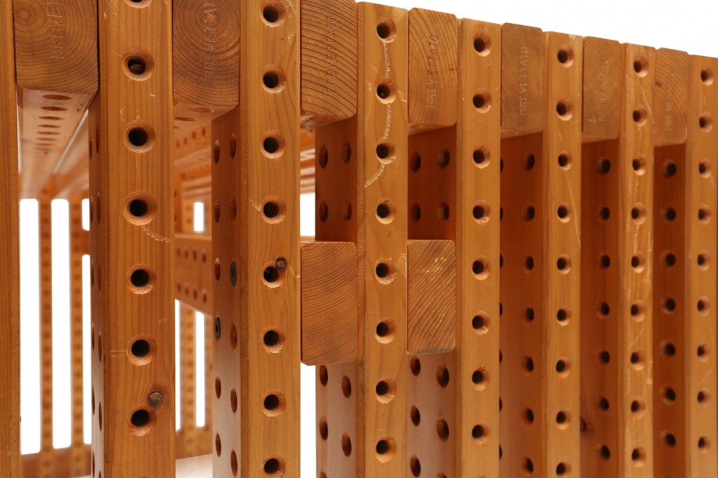 Italian Wooden Modernist Desk - 1970s