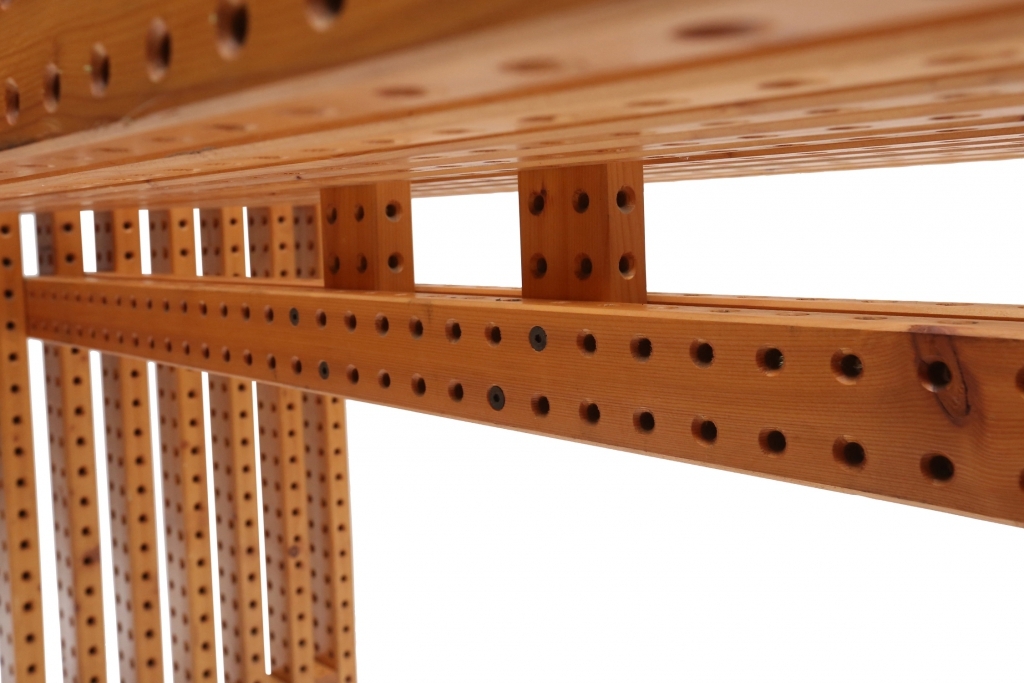 Italian Wooden Modernist Desk - 1970s