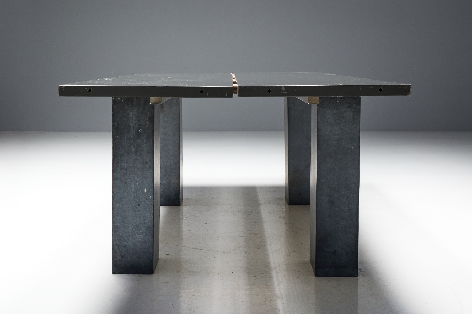 1970s European stone base dining table