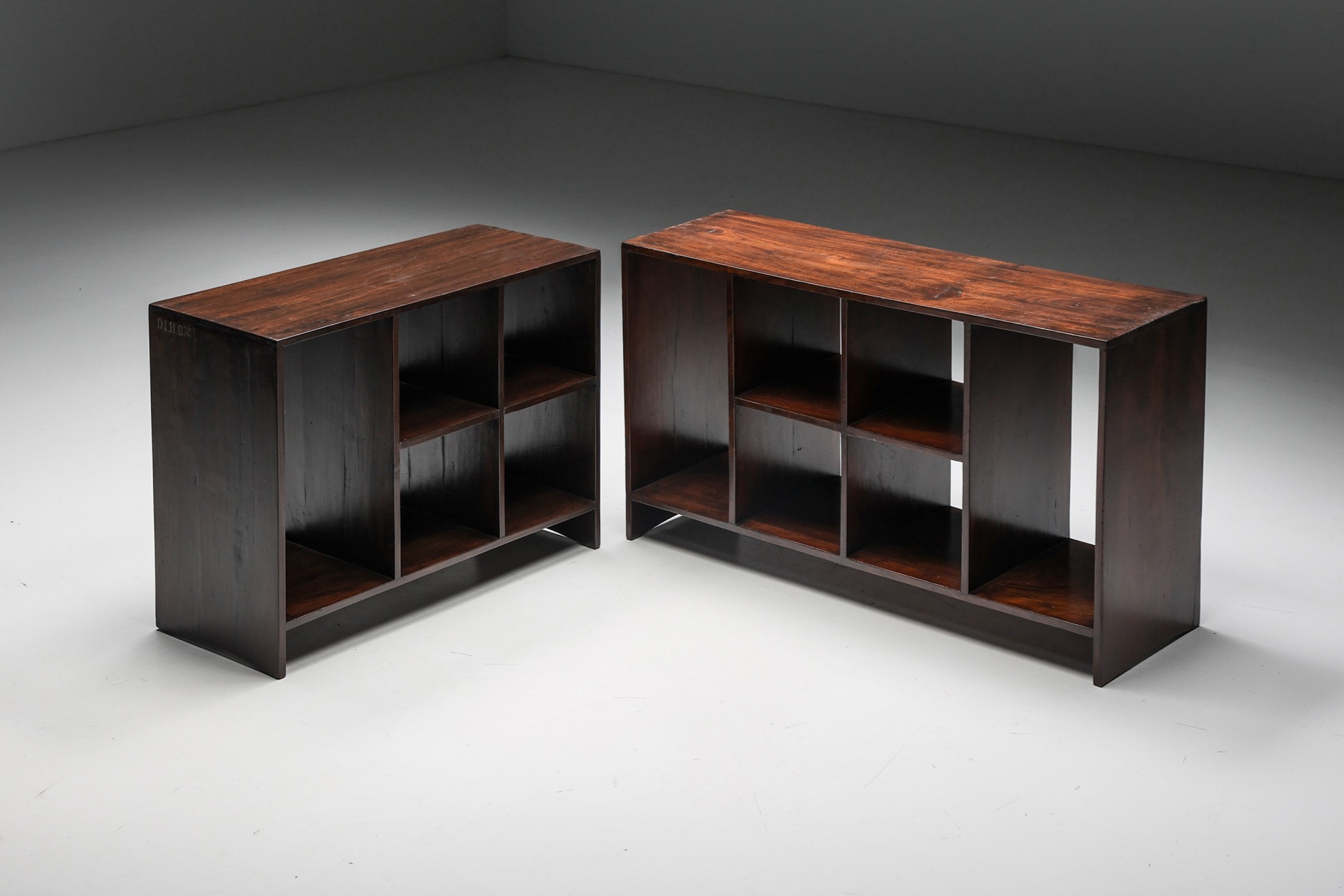 Classic mid century file rack by Pierre Jeanneret