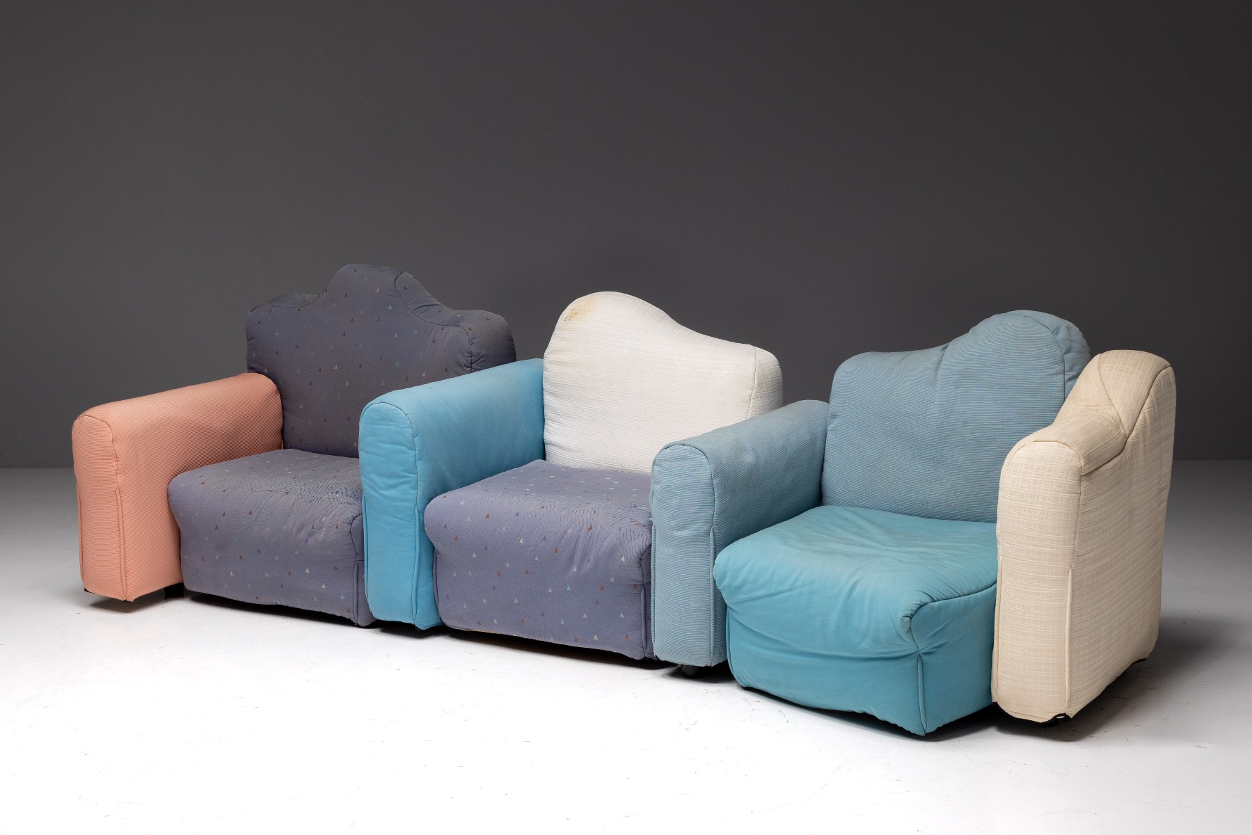 Collectible Italian design sofa from the 1980s