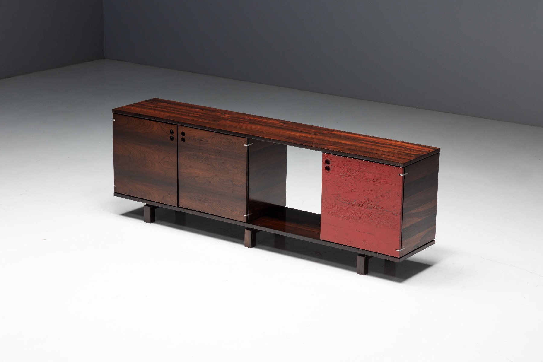 Functional modern credenza with architectural clarity