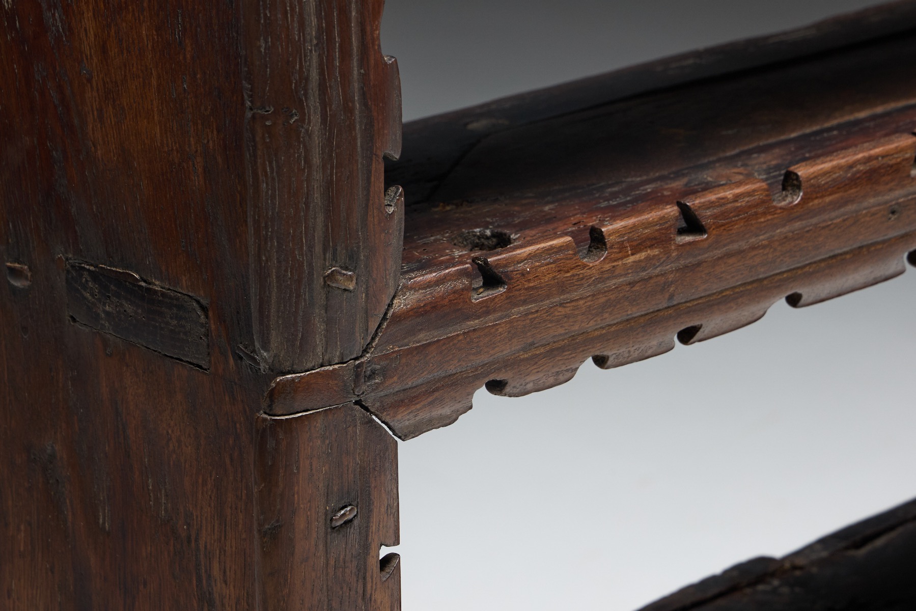 Gallery level art populaire cabinet with strong presence
