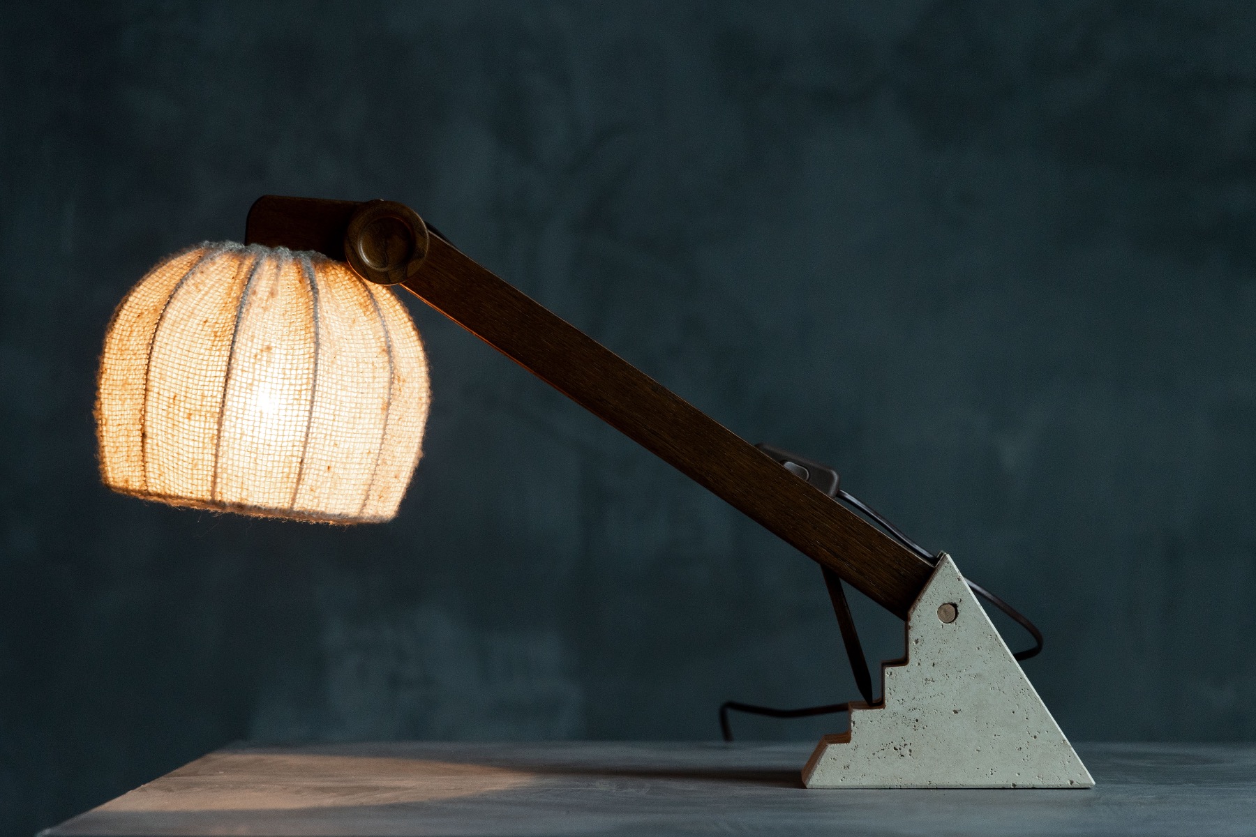 Architectural brutalist lighting from the 1960s