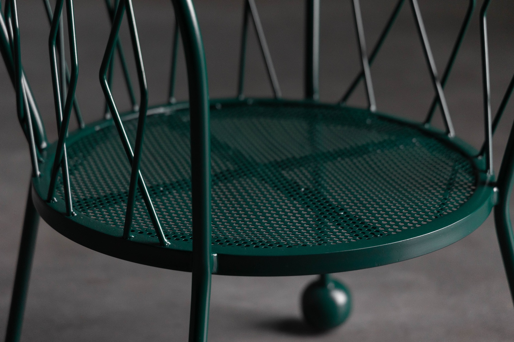 Pair of sculptural garden armchairs from the 1950s