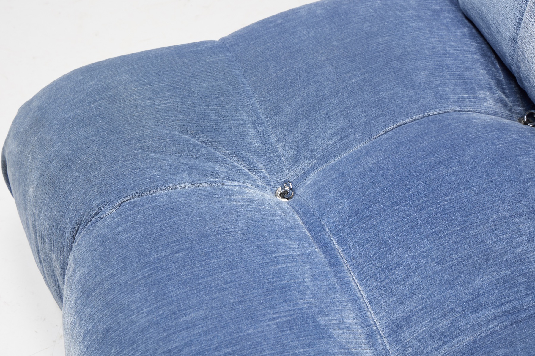 Statement blue velvet Camaleonda sofa