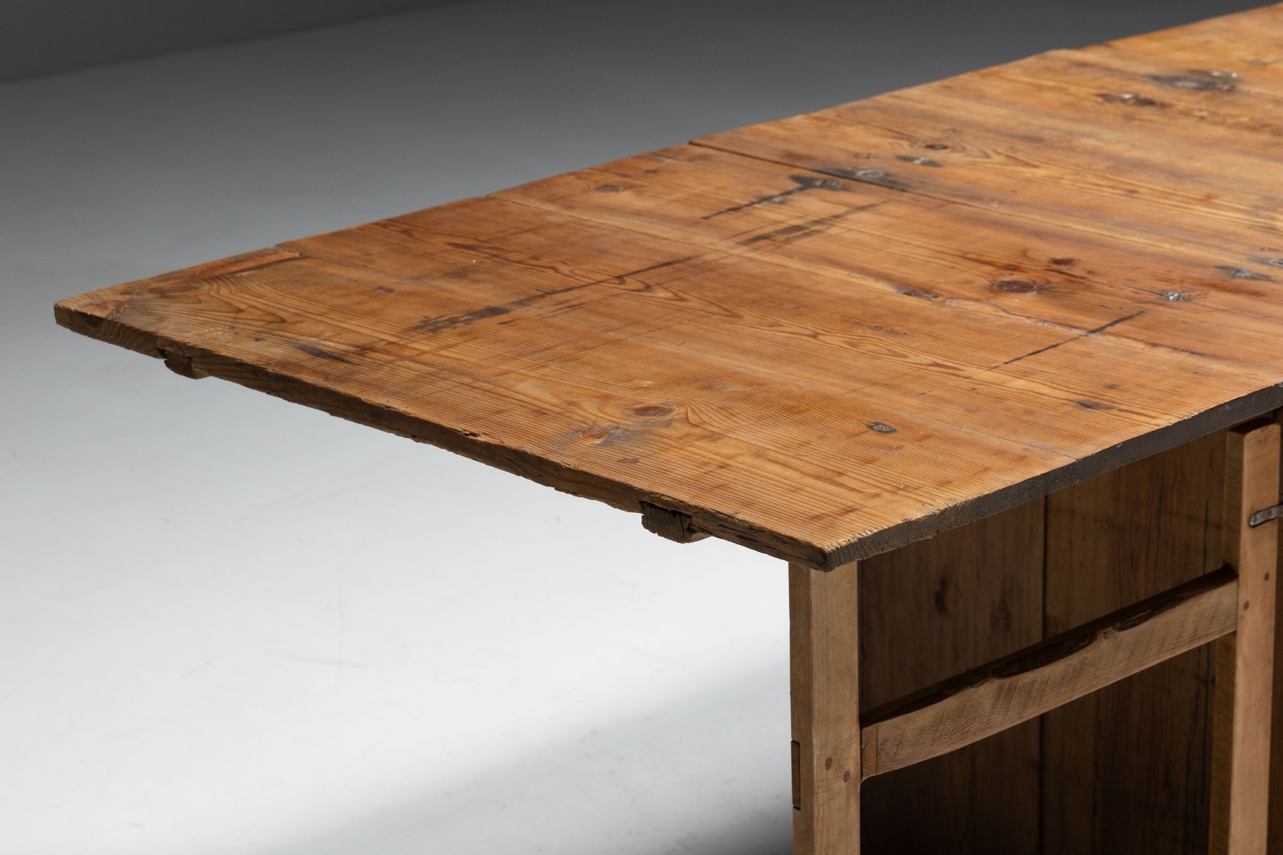 Antique folding worktable from the 19th century