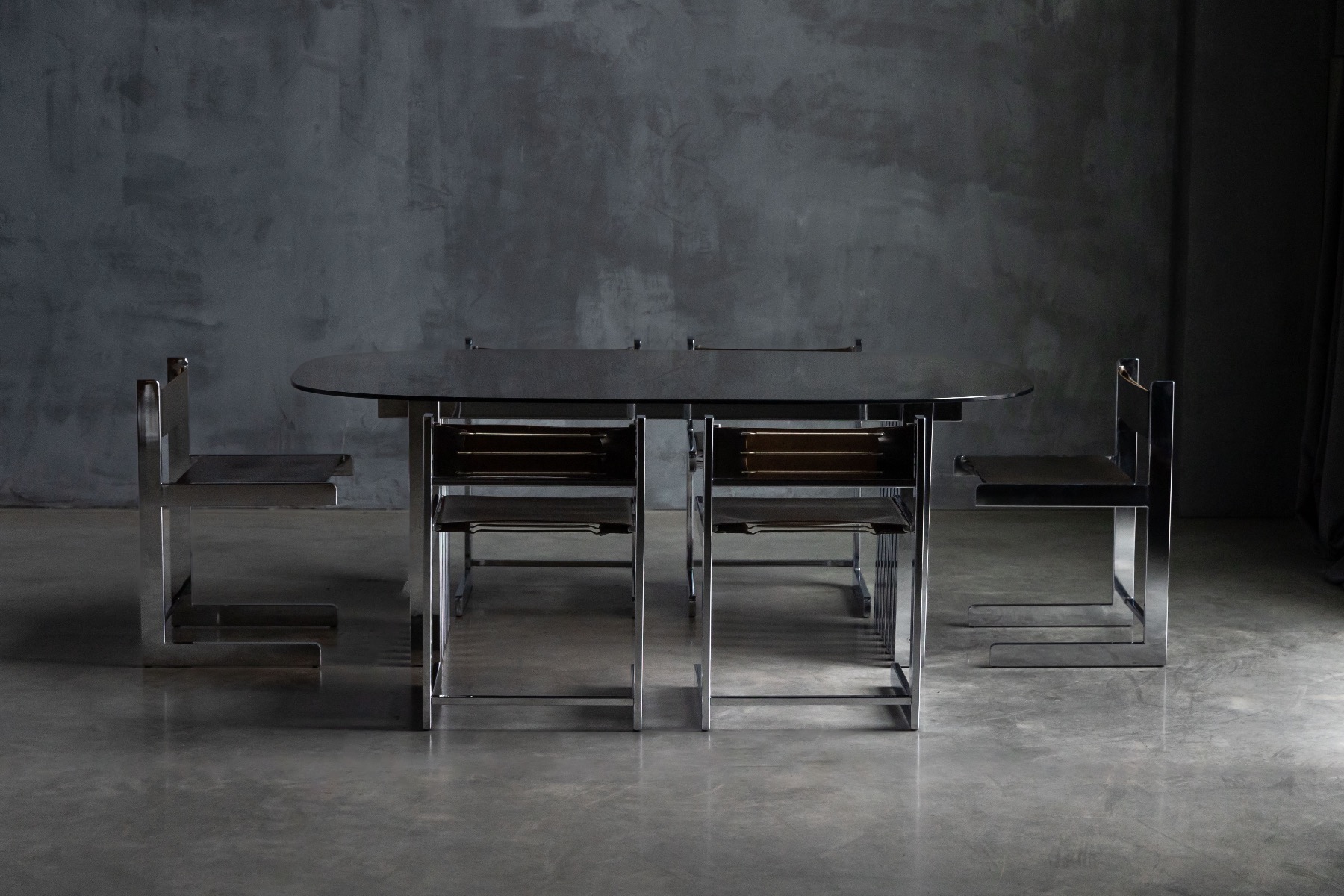 Refined modern dining table 1970s