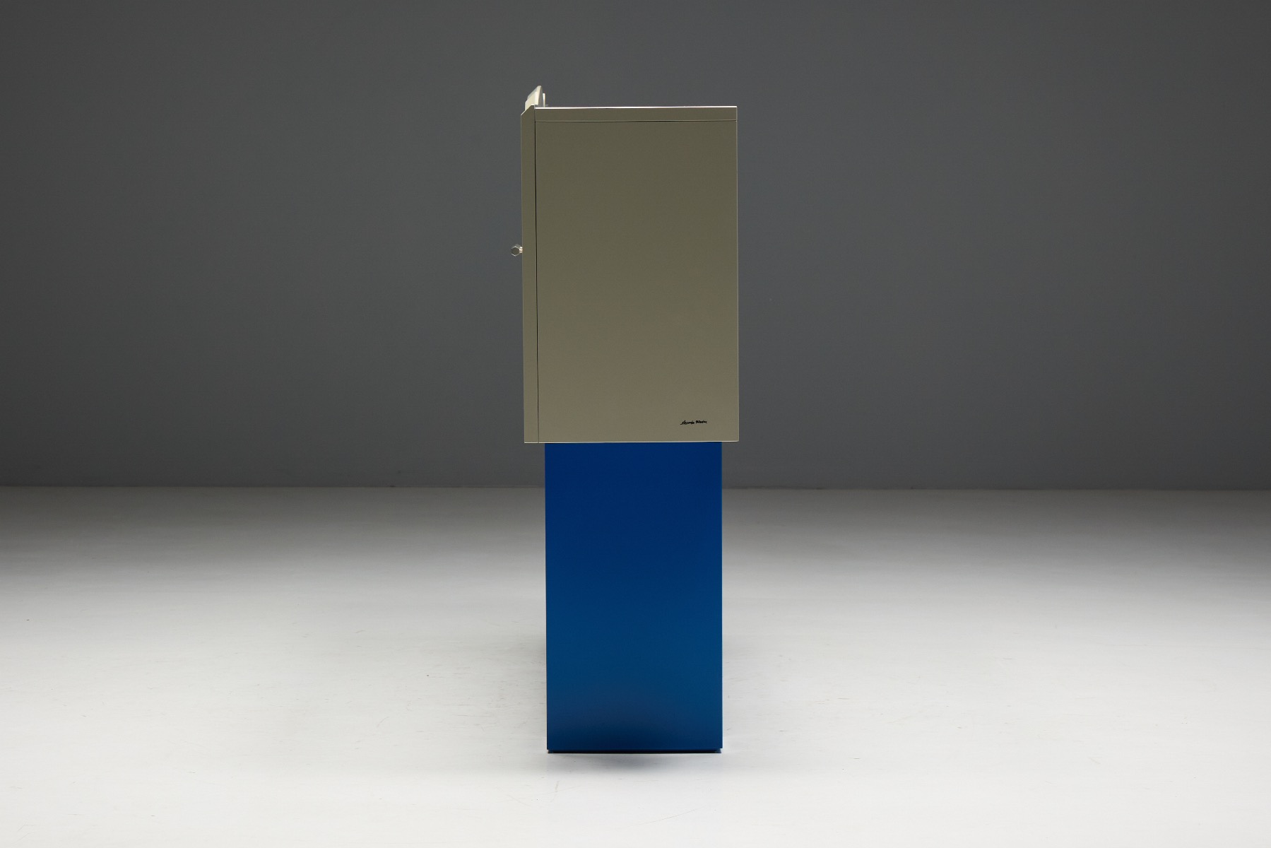 European postmodern bar cabinet with artistic form