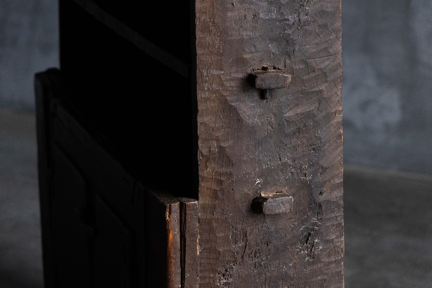 Early 18th century vernacular storage cabinet
