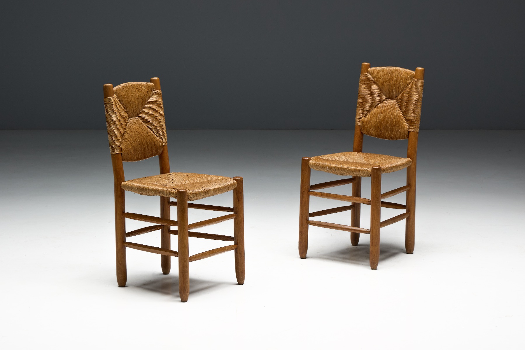 Mid century modern Bauche chair with functional elegance