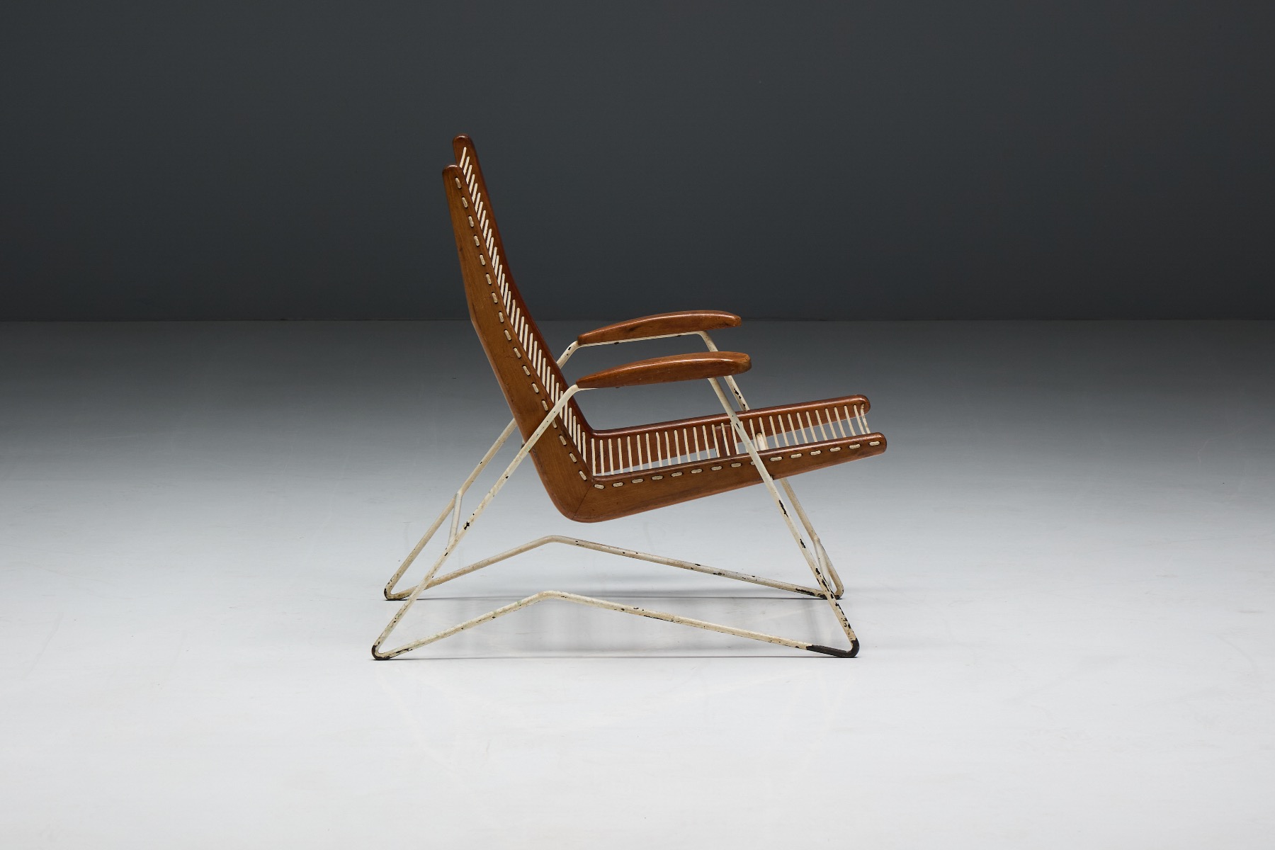 Museum level String Chair by Martin Eisler and Carlo Hauner