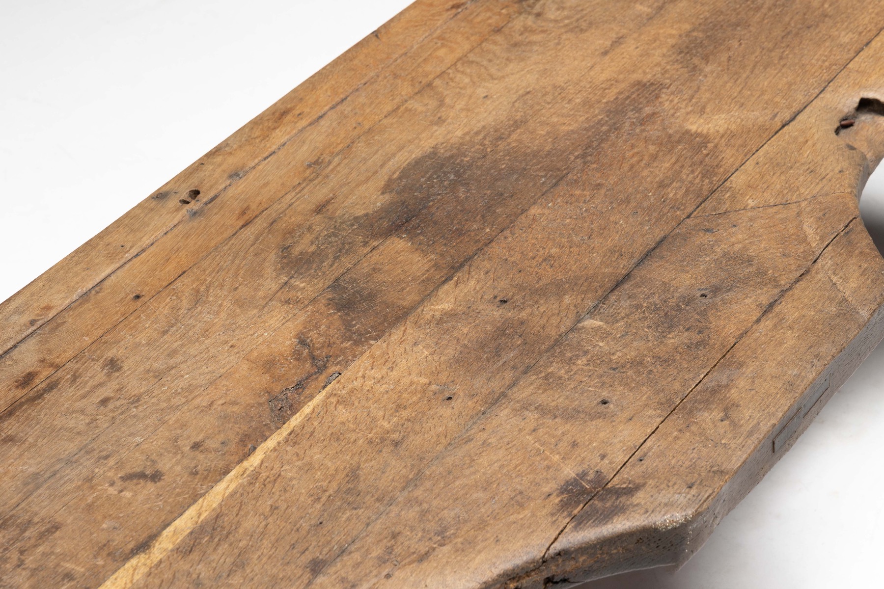 Vernacular craftsman jeweller table with authentic use marks