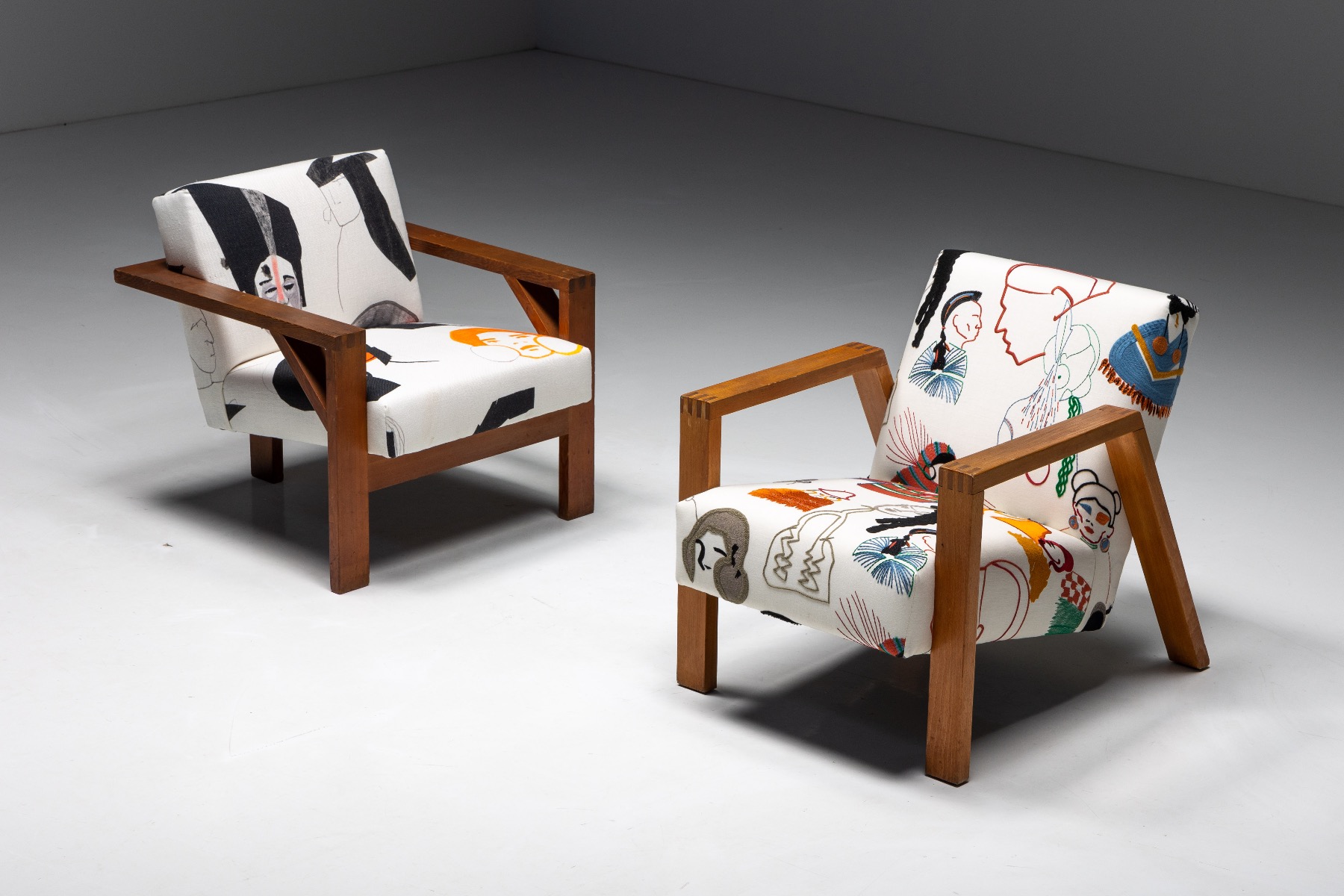 Iconic Dutch modernist chair from the 1960s design