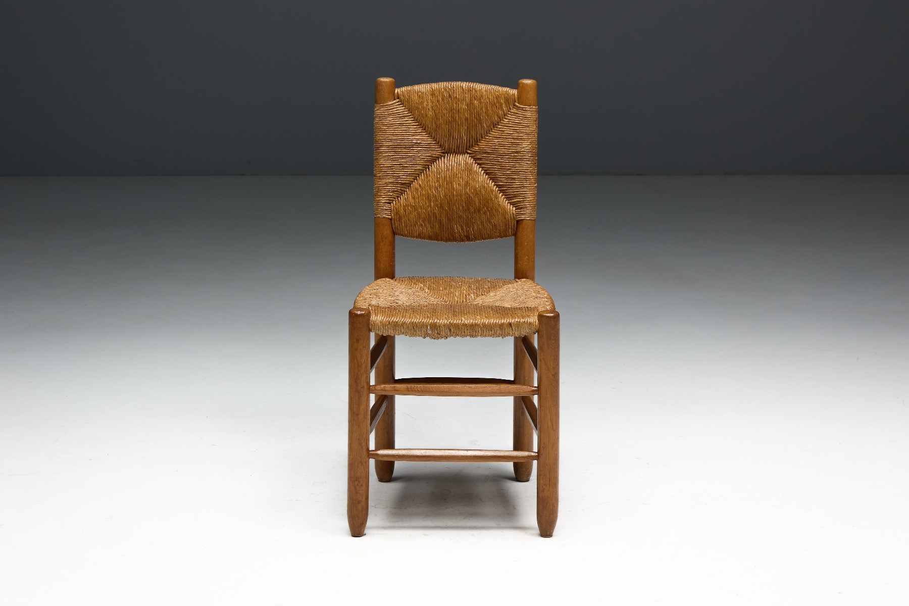 Gallery level Bauche dining chair with modernist presence