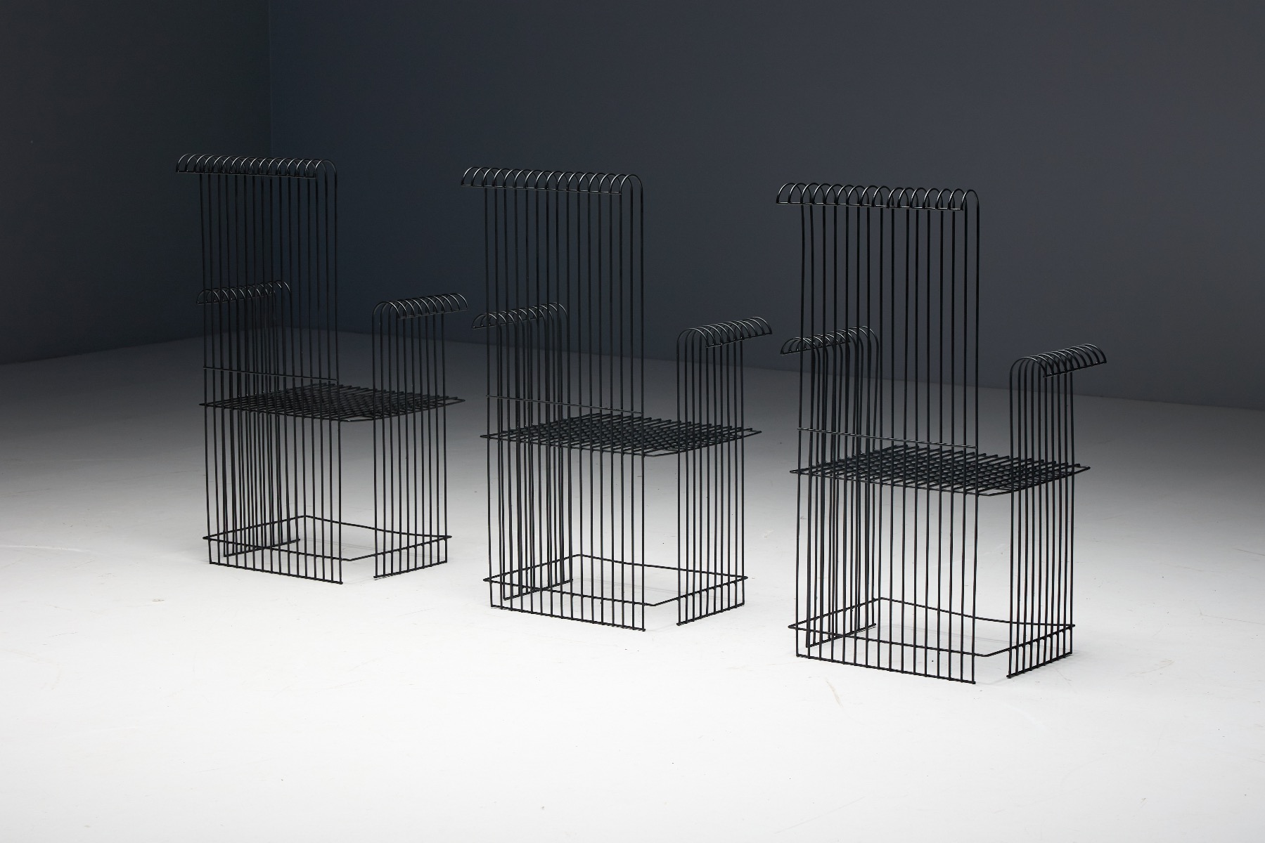 Premium vintage metal wire patio set