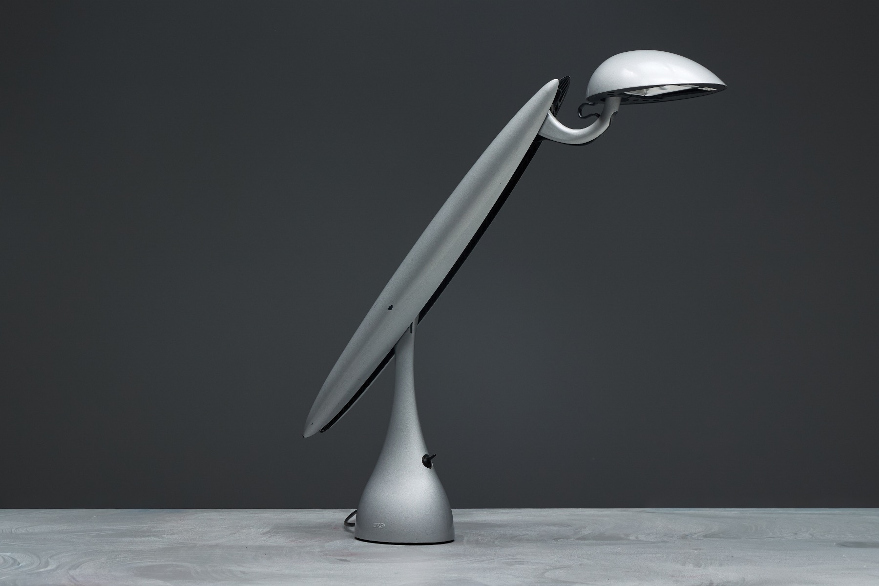 Gallery level postmodern Heron desk lamp