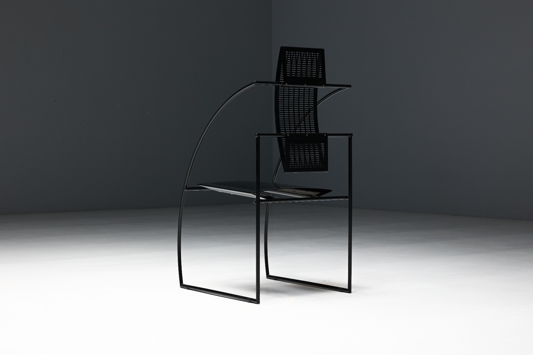 Gallery level Quinta chair by Mario Botta