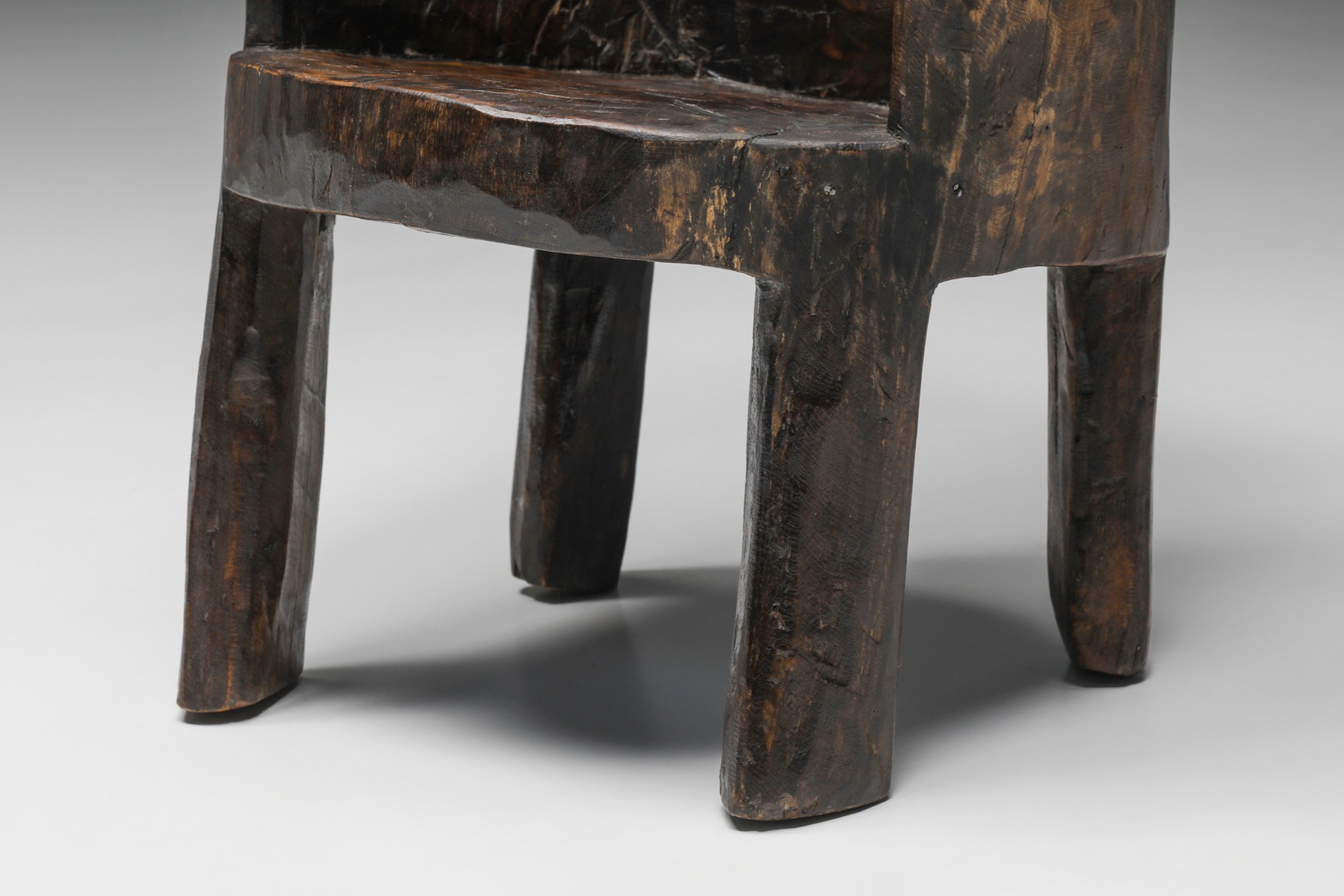 Handmade organic chair French wabi sabi design