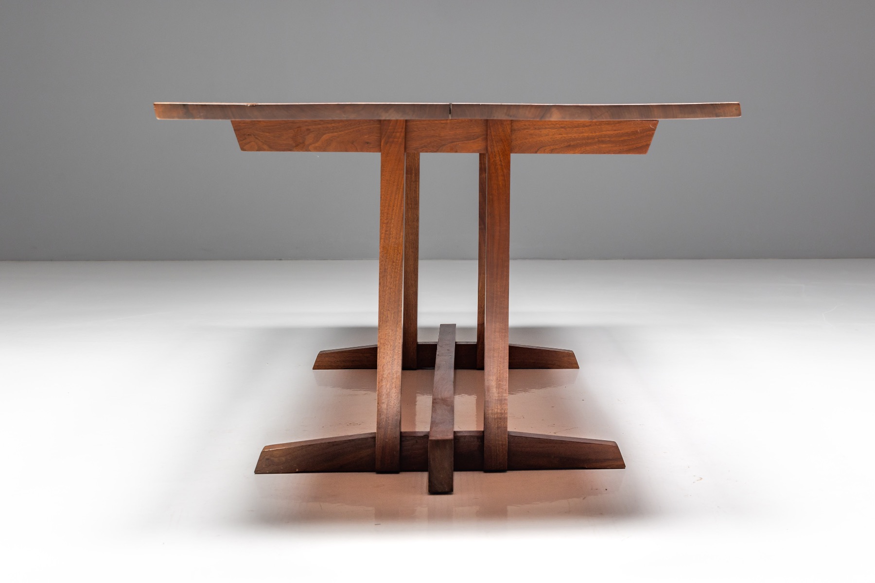 Museum level Frenchman’s Cove II dining table by Mira Nakashima