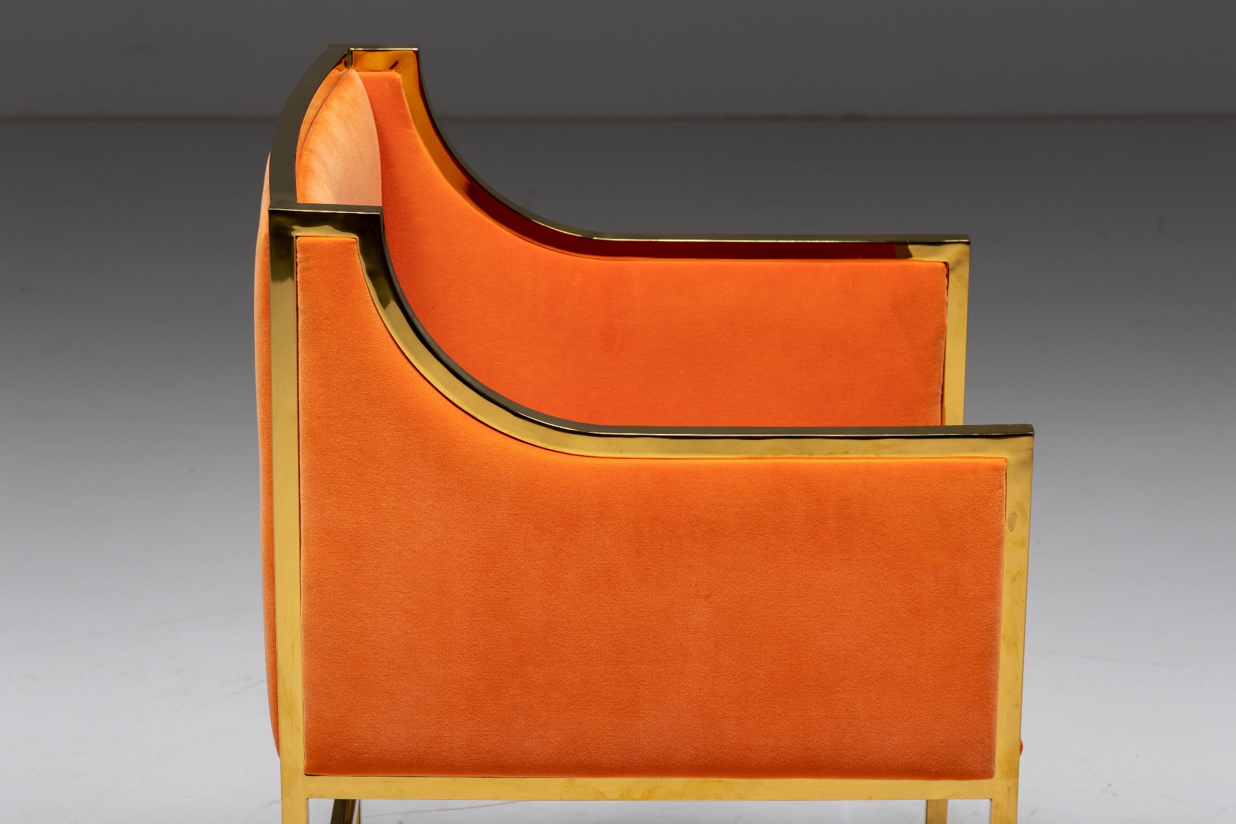 Parisian glam dining armchairs by Maison Jansen