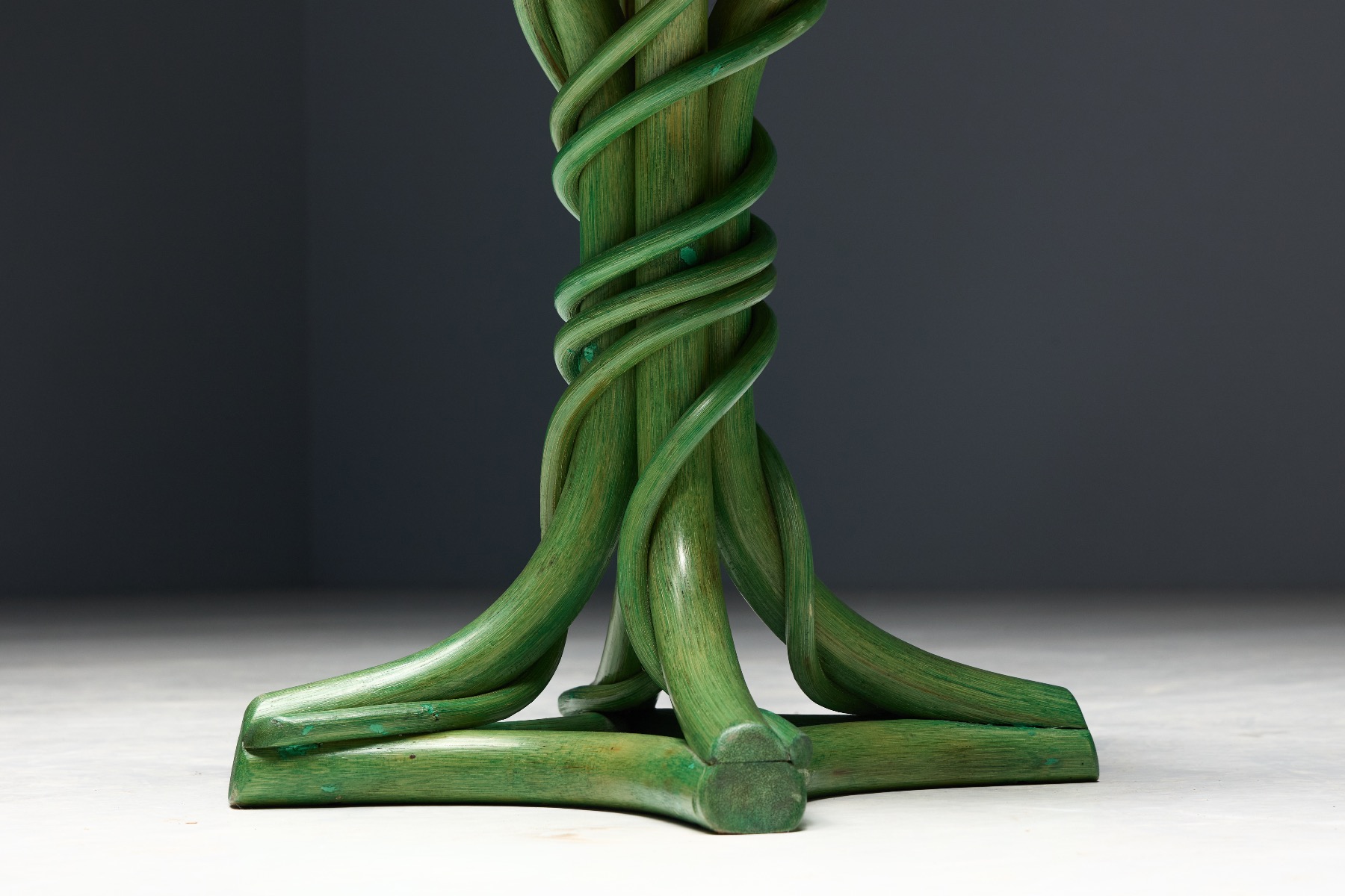 Sculptural organic stool from the late 1900s