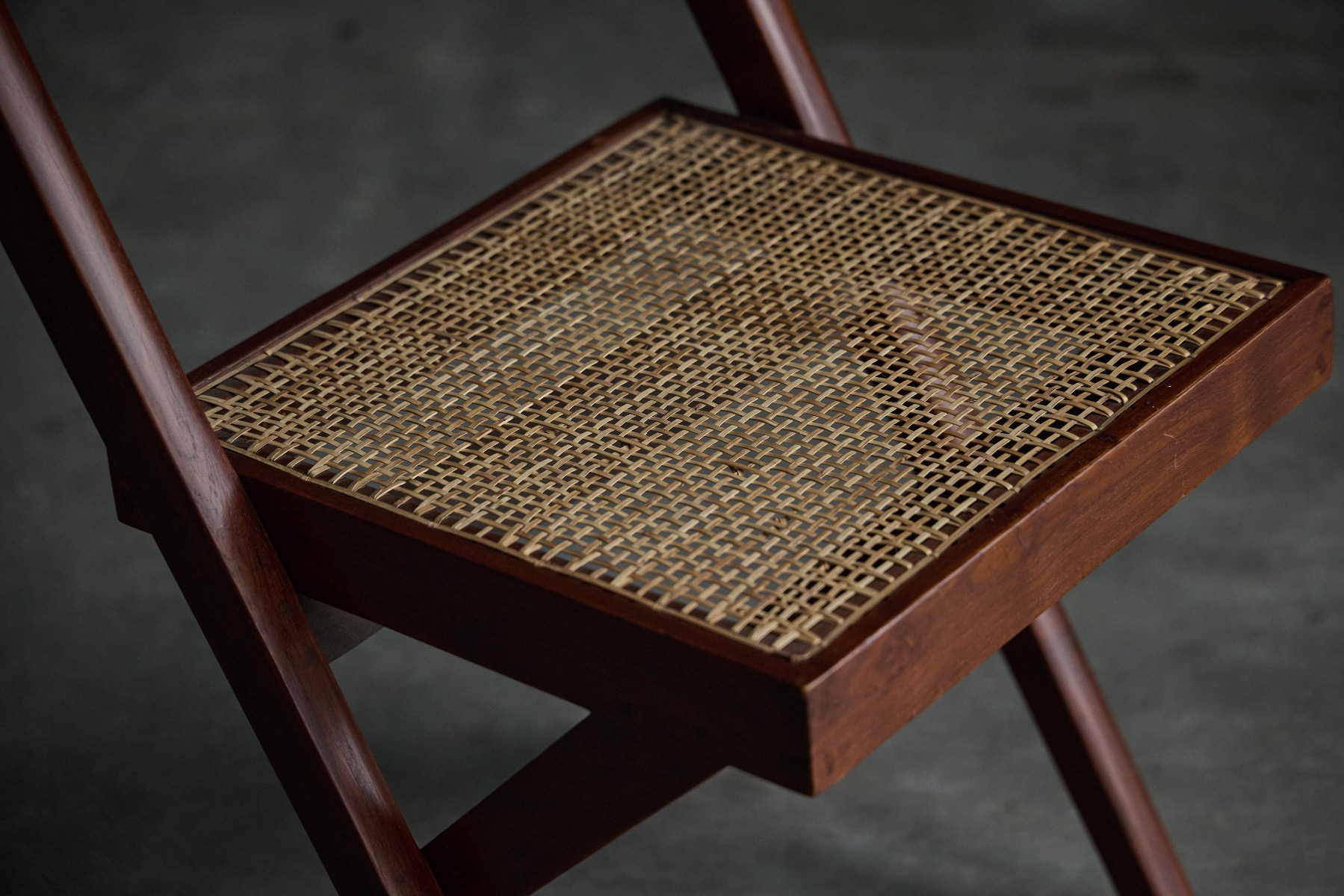 Library chair emphasizing honest materials and function