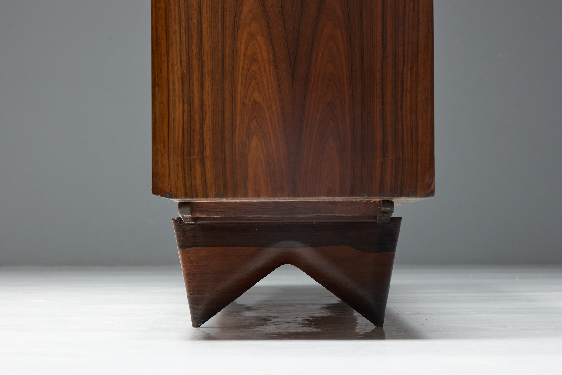 Brazilian mid century sideboard designed by Carlo Hauner for Forma Móveis in the 1950s