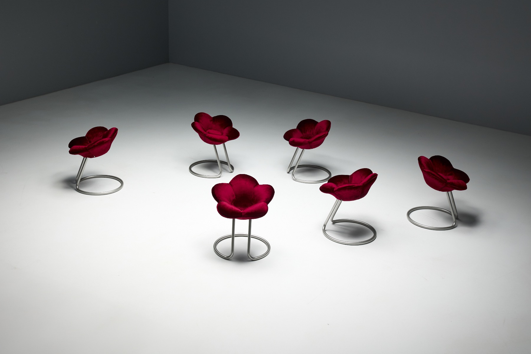 High end Edra flower stool with artistic design