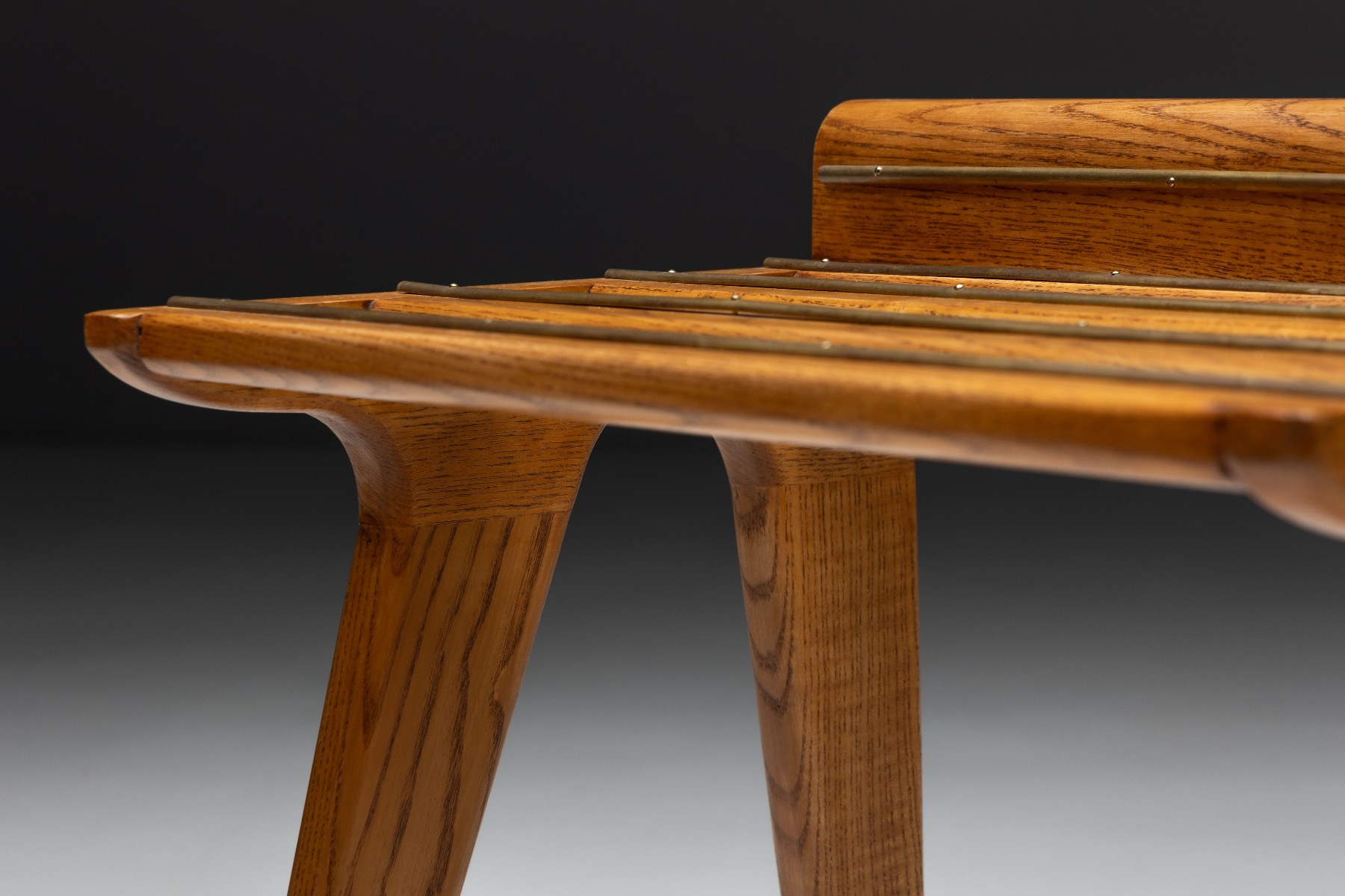 Collectible Italian luggage rack designed by Gio Ponti