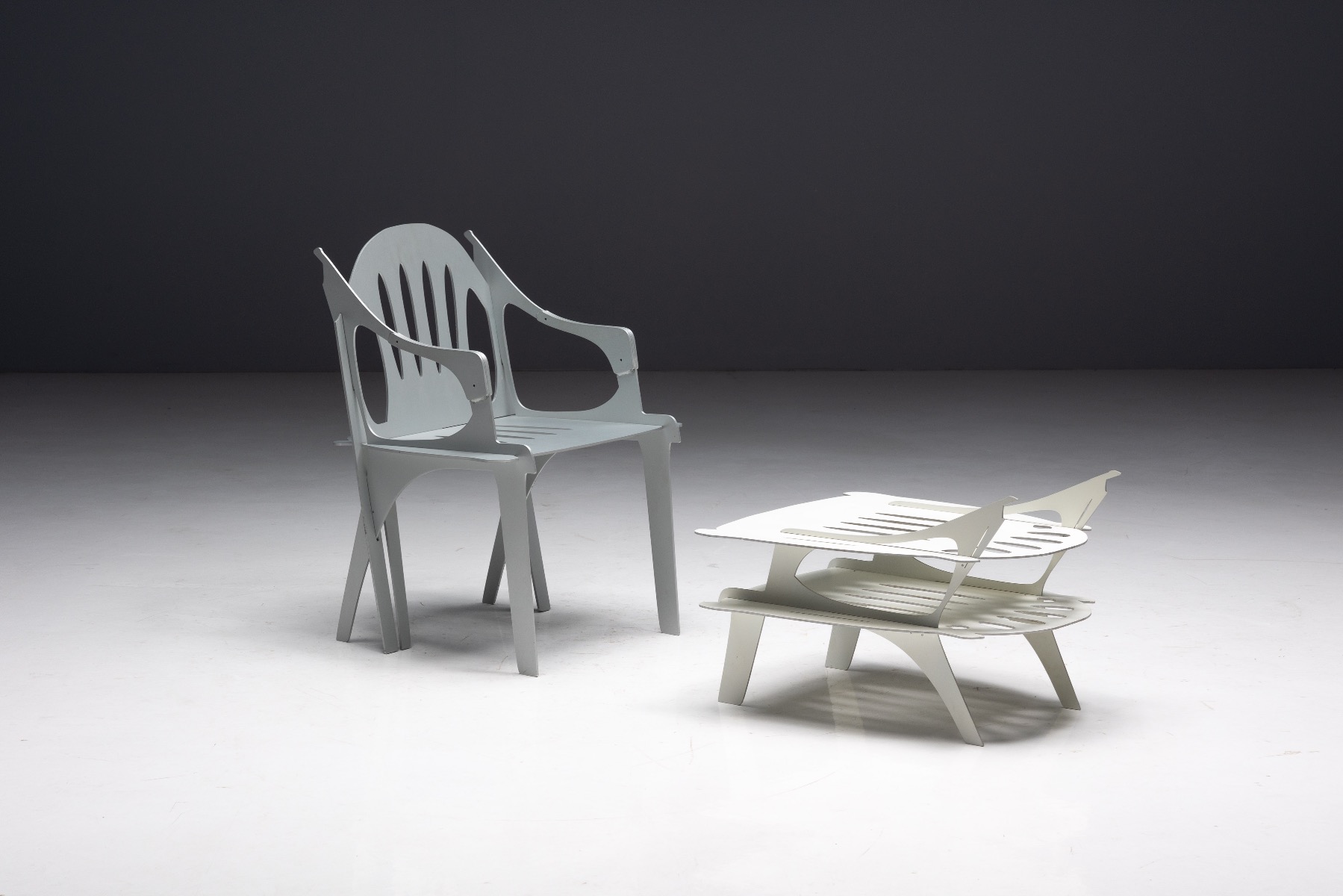 High design Flatscreen chair created in 2019