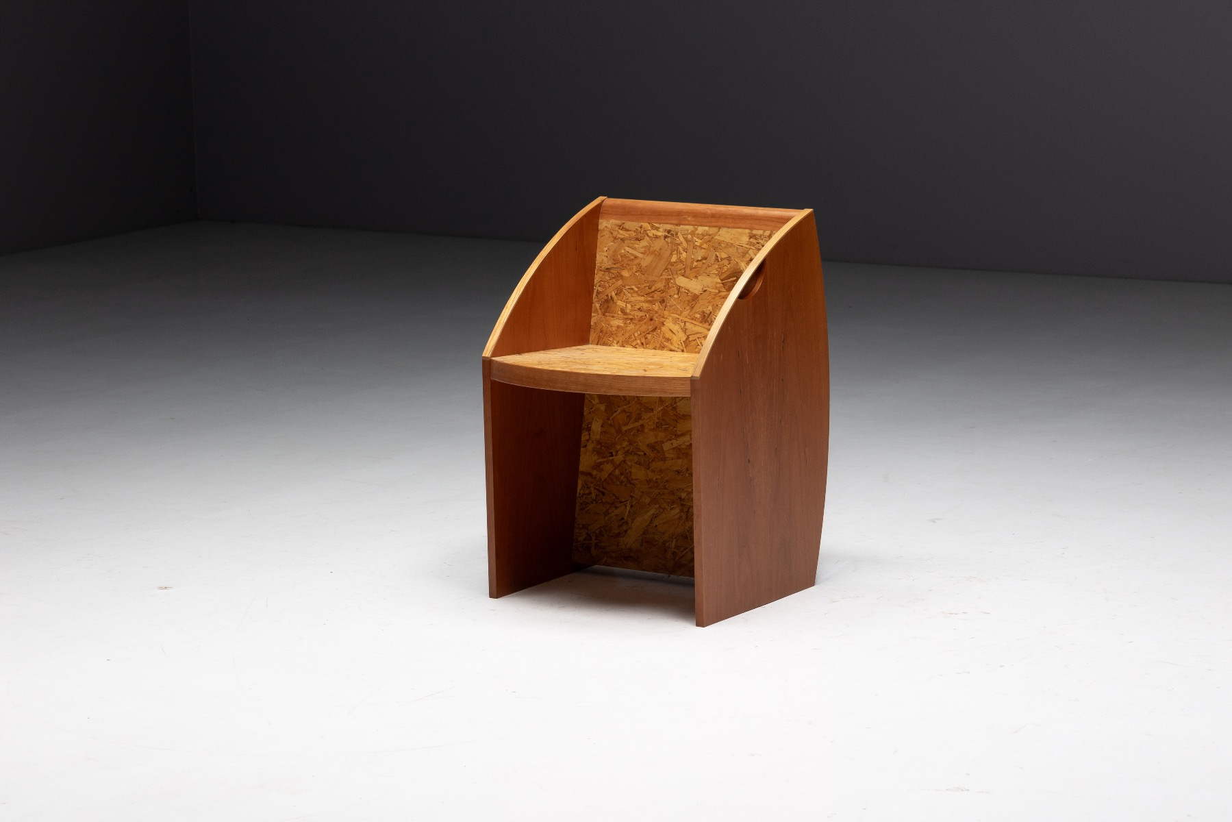 Iconic 1980s postmodern chairs with bold design