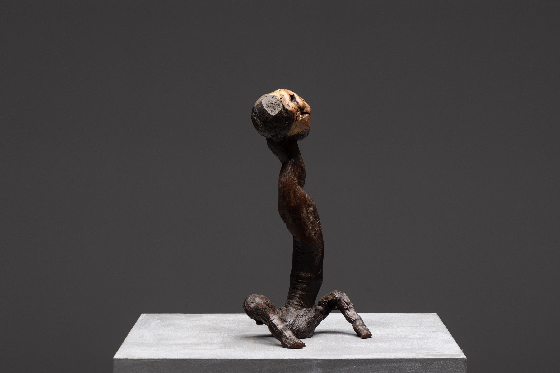 1950s hand carved folk sculpture