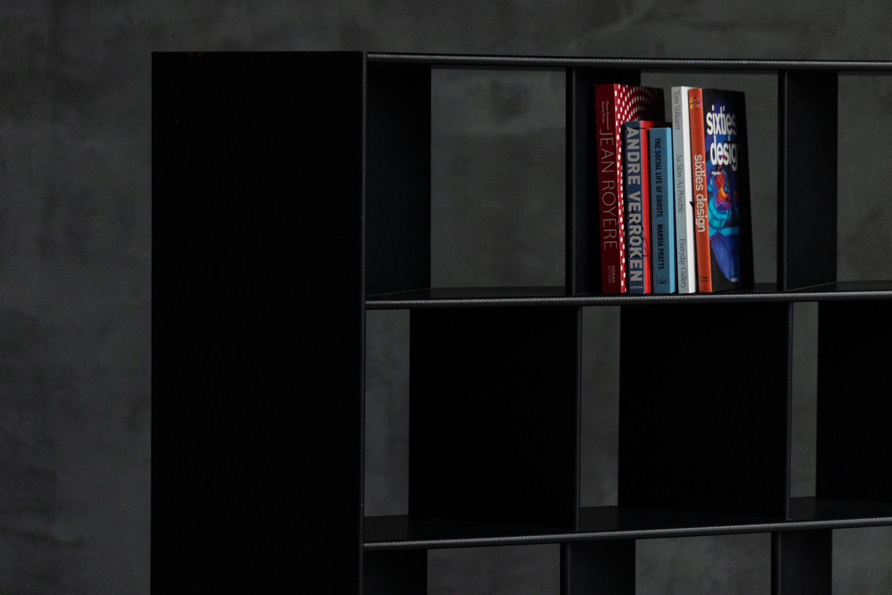1980s geometric modular shelving unit