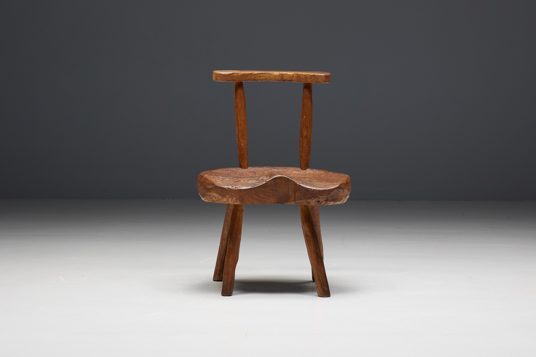 19th century primitive wooden chair