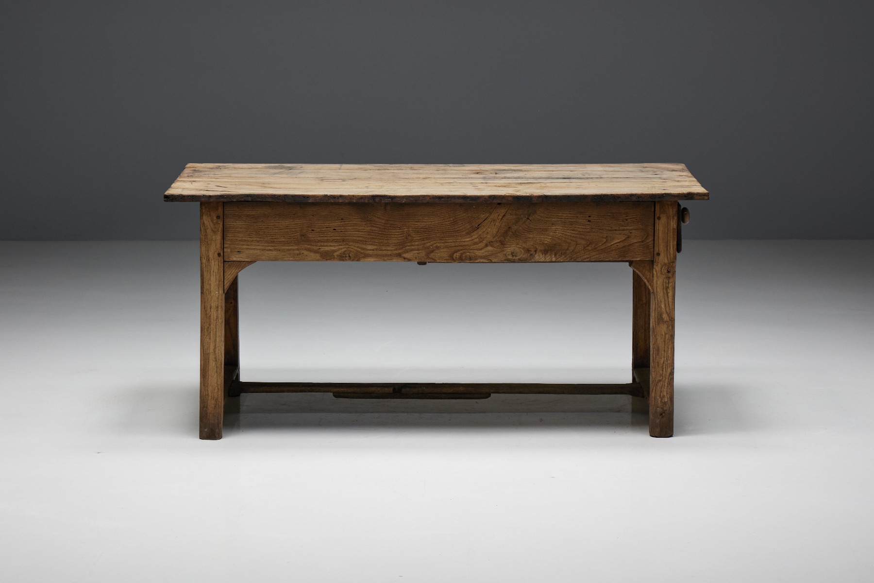19th century travail populaire wood table