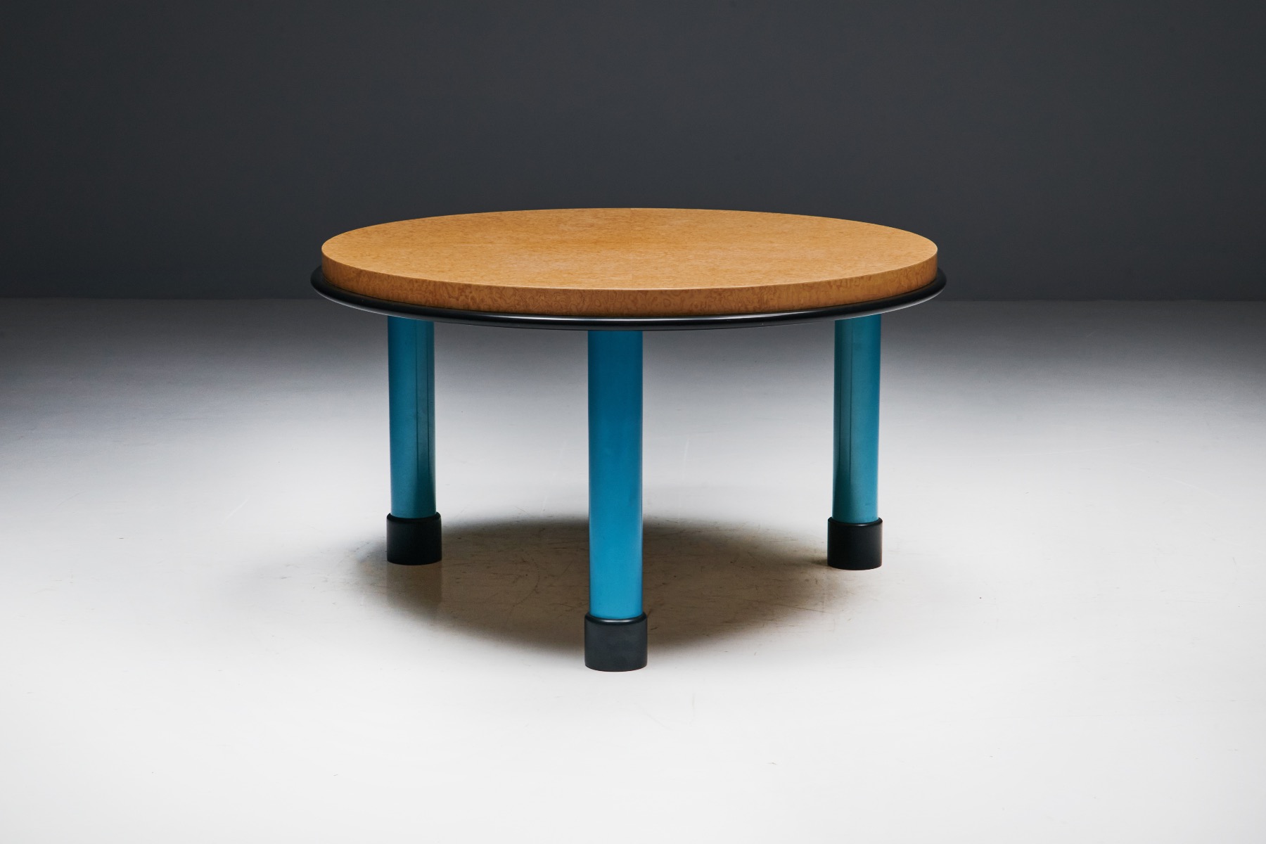 Burl Wood Memphis Table by Ettore Sottsass - 1990s