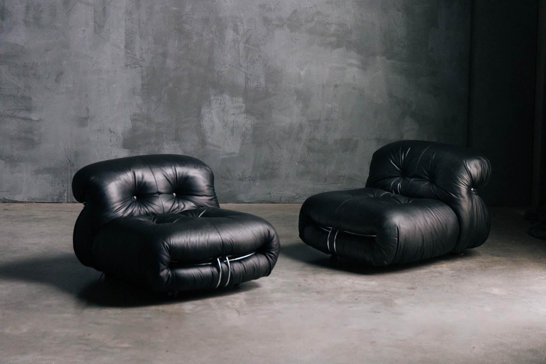 Afra Tobia Scarpa Soriana lounge chairs