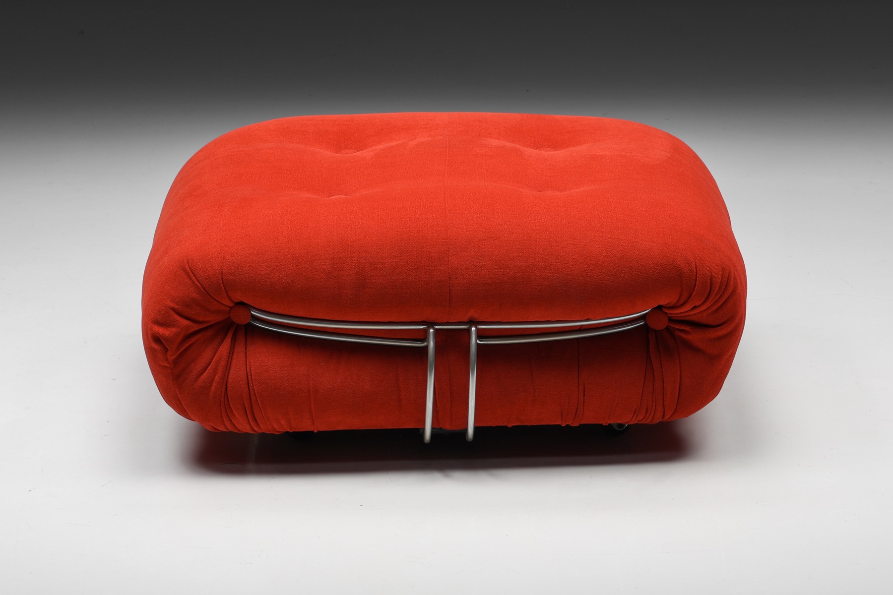 Afra and Tobia Scarpa Soriana pouf for Cassina design