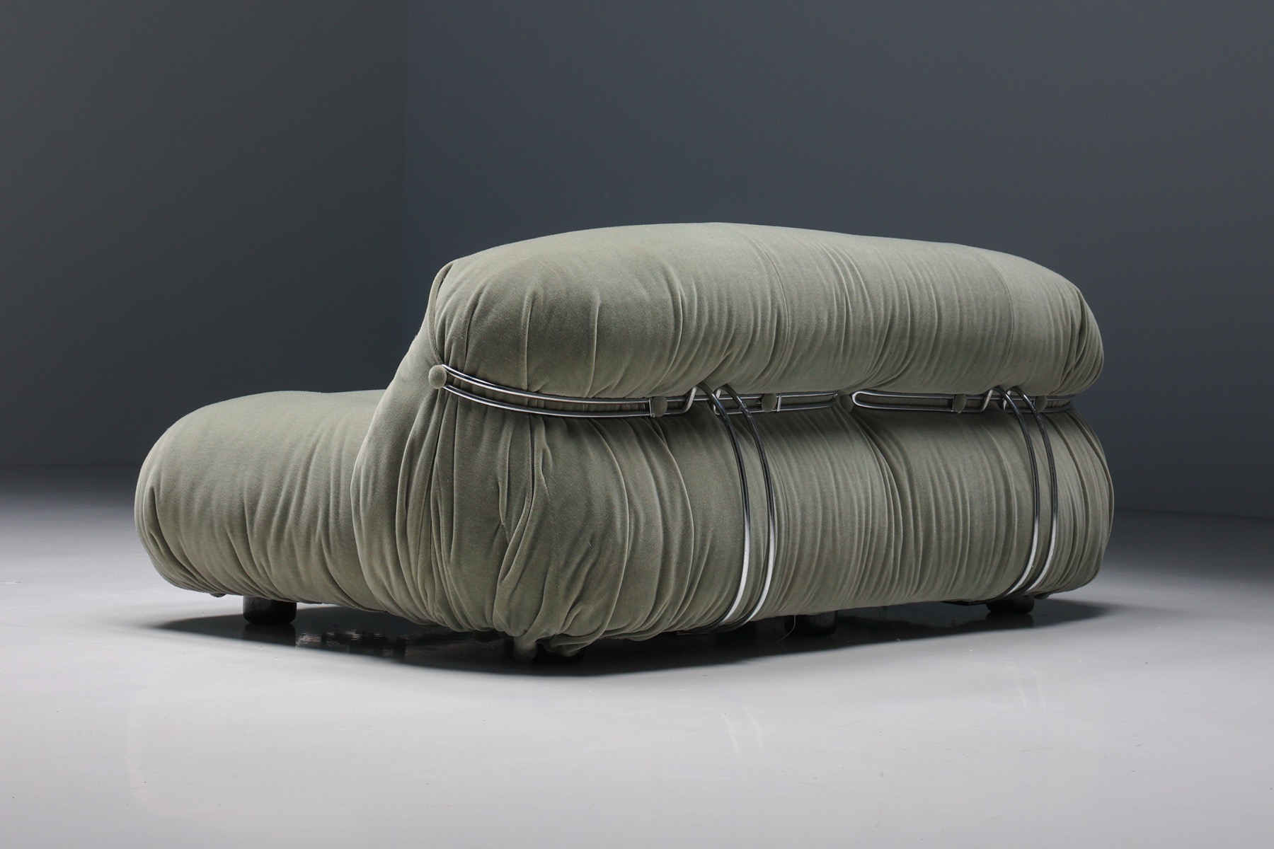 Afra and Tobia Scarpa Soriana two seater for Cassina design