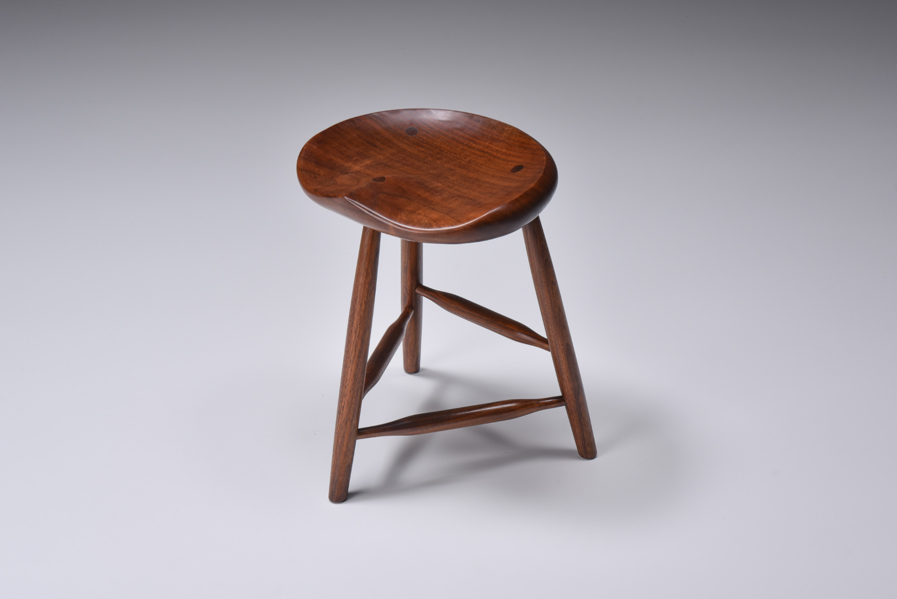 American craft stool studio furniture from the 1960s design